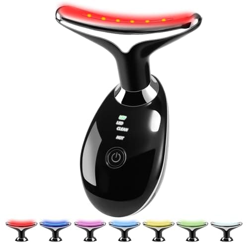 JURP 7-in-1 Red-Light-Therapy-for-Face and Neck, Face Neck Massager for Daily Skin Care Routine, Skin Care Tool - Image 1