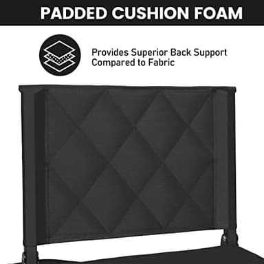 Sheenive Stadium Seats for Bleachers with Back Support, Bleacher Seats with Backs and Cushion Wide, Padded Portable Folding Comfort Stadium Chair with Shoulder Strap, Perfect for Sports Events - Image 7