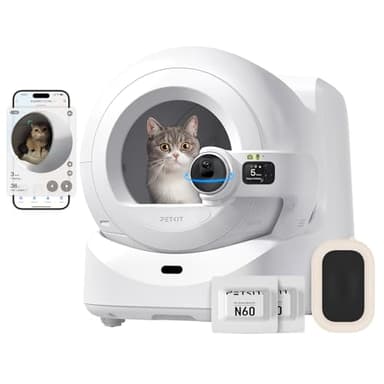 PETKIT Purobot Ultra 2025 New Accurate cat Facial Recognition & Poop Monitor Automatic Self-Cleaning Cat Litter Box with Touch-Free Waste Packing, 5G WiFi App Control, Integration Safety, Odor Free - Image 1