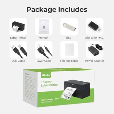 Nelko Bluetooth Thermal Shipping Label Printer, Wireless 4x6 Shipping Label Printer for Small Business, Support Android, iPhone and Windows, Widely Used for Amazon, Ebay, Shopify, Etsy, USPS - Image 8