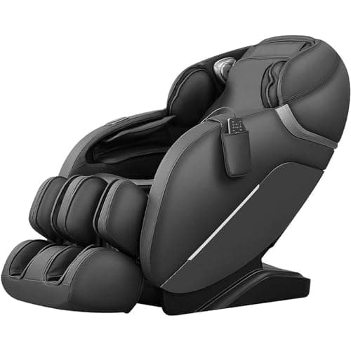 iRest SL Track Massage Chair Recliner, Full Body Massage Chair, Zero Gravity, Bluetooth Speaker, Airbags, Heating, 53.15" SL Track, Extendable Footrest and Foot Massage (Black) - Image 1