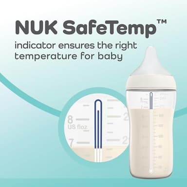 NUK Perfect Match Slow Flow 2-in-1 Natural and Anti-Colic Bottle, 5oz., 4 Pack, BPA Free - Image 7