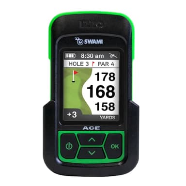 IZZO Golf Swami Ace Handheld Golf GPS Rangefinder - Lime Green - Image 1