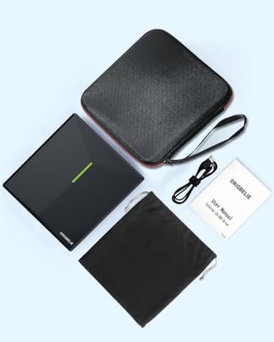ORIGBELIE External CD DVD Drive with 4 USB Ports and 2 TF/SD Card Slots, USB 3.0 Portable CD/DVD Disk Drive Player Burner Reader Writer for Laptop Mac PC Windows 11/10/8/7 Linux OS with Carrying Case - Image 9