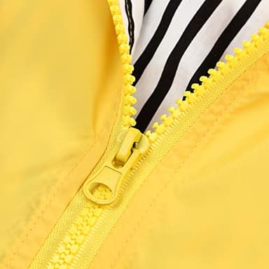 YOUNGER TREE Toddler Baby Boy Girl Duck Raincoat Cute Cartoon Hoodie Zipper Coat Outfit (Dinosaur, 3T) - Image 5