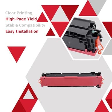 067 067H Black Toner Cartridge 2 Pack MF656CDW MF654CDW Compatible Replacement for Canon 067 Black 067H Color ImageCLASS LBP632CDW MF653Cdw LBP633CDW MF651CW LBP631CW Printer High Yield Ink | 2-Pack - Image 4
