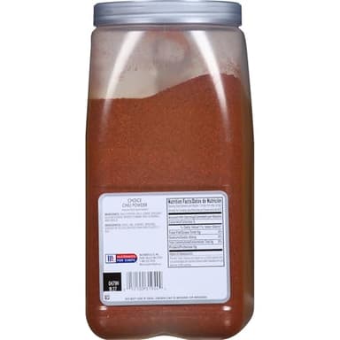 McCormick Culinary Choice Chili Powder, 6 lb - One 6 Pound Container of Bulk Chili Powder, Great for Mexican Dishes Like Stews and Sauces - Image 4