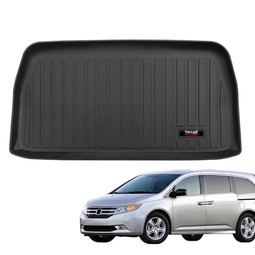 Custom Car Cargo Mats Trunk Liner All Weather TPE Protection Mat Accessories (for 2011-2017 Honda Odyssey) - Image 1