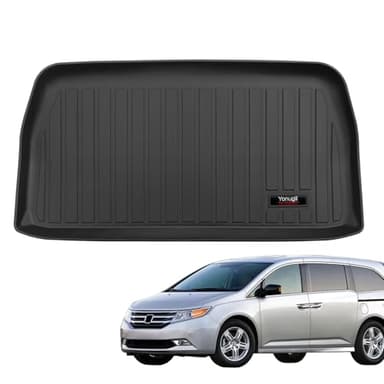 Custom Car Cargo Mats Trunk Liner All Weather TPE Protection Mat Accessories (for 2011-2017 Honda Odyssey) - Image 1