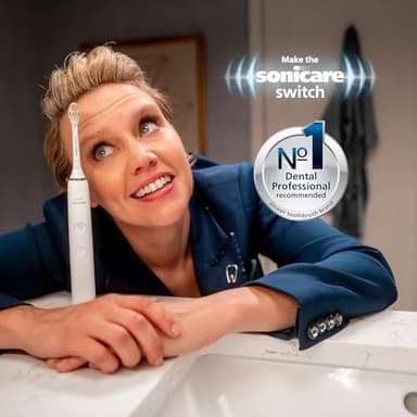 Philips Sonicare DiamondClean Smart 9500 Electric Toothbrush, Sonic Toothbrush with App, Pressure Sensor, Brush Head Detection, 5 Brushing Modes and 3 Intensity Levels, Rosegold, Model HX9923/61 - Image 6