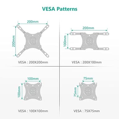 WALI RV TV Mount, Lockable TV Wall Mount for Camper Trailer Motor Home, Full Motion Anti-Vibration Arm for 13-43 inch LED, LCD Flat Screens and Monitors, up to 33lbs (1343LK) - Image 2