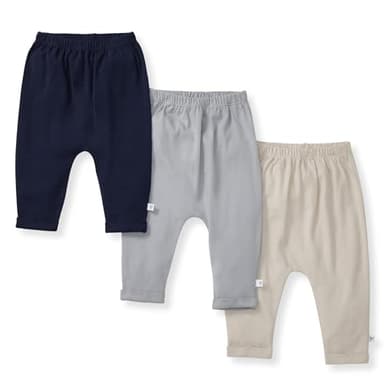 Burt's Bees Baby Unisex Baby Sweatpants, Knit Jogger Pants, 100% Organic Cotton Pants - Image 1