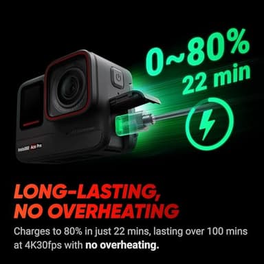 Insta360 Ace Pro - Waterproof Action Camera Co-Engineered with Leica, Flagship 1/1.3" Sensor and AI Noise Reduction for Unbeatable Image Quality, 4K120fps, 2.4" Flip Screen & Advanced AI Features - Image 8