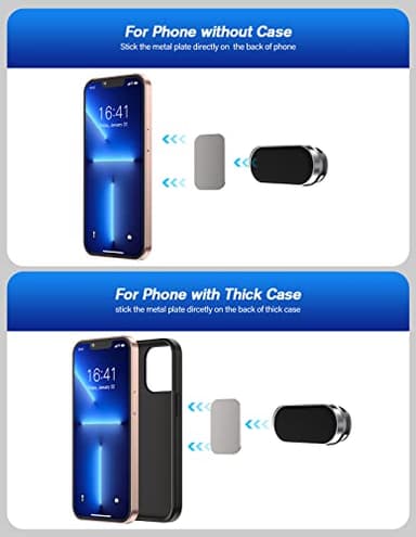 odbowuge Magnetic Phone Holder for Car[2 Pack],Phone Holders for Your car [Upgrade Magnet] -360 Rotation,Car Magnet Phone Mount Compatible with All Cell Phone - Image 6