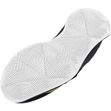 Under Armour Unisex Jet '23, (001) Black/Metallic Gold/Metallic Gold, 9, US - Image 5