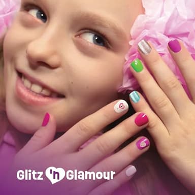 Nail Art Studio for Girls - Birthday Gift - Nail Polish Kit for Kids Ages 7-12 Years Old - Girl Gifts Ideas - Gift Set - Girly Stuff - Polish, Pens, Glitter, Stickers, Gems, Filer - 8 9 10 11 12 Year - Image 8