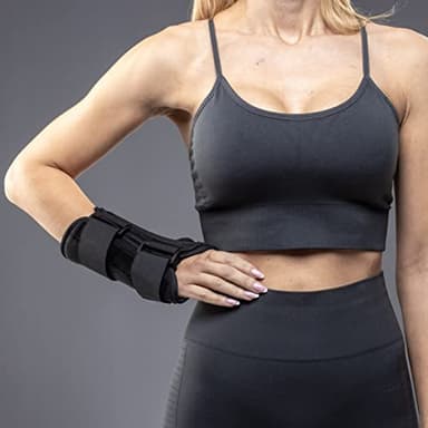 Carpal Tunnel Wrist Brace Support with 2 Straps and Metal Splint Stabilizer - Helps Relieve Tendinitis Arthritis Carpal Tunnel Pain - Reduces Recovery Time for Men Women - Right (L/XL) - Image 5