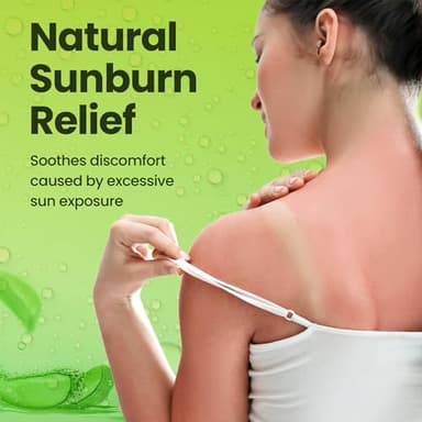 Honeyskin Soothing Aloe Vera Gel Made in the USA with Natural Ingredients - Give Yourself Relief From Sunburn and Dry Skin During the Hot Summer Days (8 Fl Oz) - Image 2