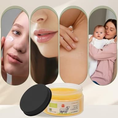 CHIALING Handmade Lanolin - 100% Pure Natural Australian Lanolin Cream - Made in USA - USP Grade Moisturizer for Dry/Cracked Skin, Nipple Discomfort, Lip Hydration & Eczema | Unscented, Additive-Free(3.5 oz) - Image 7