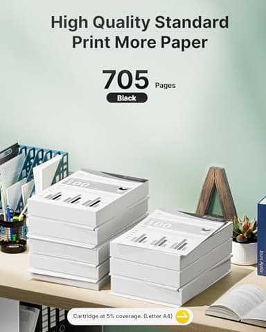 67 Ink 67XL Black Ink Cartridge Compatible for HP Ink 67 XL for HP DeskJet 2855e 2827e 2755e 2700e 2755 2755e 2742e 4100 4100e 4155e 4152 4152e Envy 6000 6400 6400e 6055e 6052e 6455e 6458e (2-Black) - Image 4