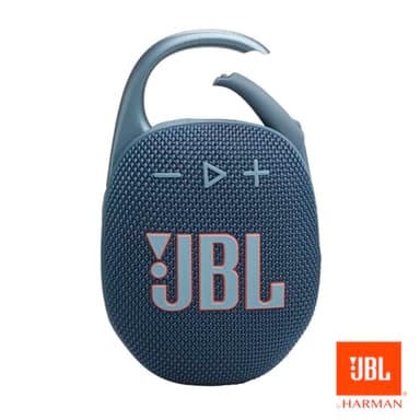 JBL Clip 5 - Ultra-Portable, Waterproof & Dustproof Bluetooth Speaker, Big Pro Sound with Punchy bass, Integrated Carabiner, Up to 12 Hours of Play, Made in Part with Recycled Materials (Blue) - Image 6