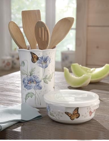 Lenox 824646 Butterfly Meadow Serve & Store Container, Small Container 6.25"D x 2.75"H - Image 5