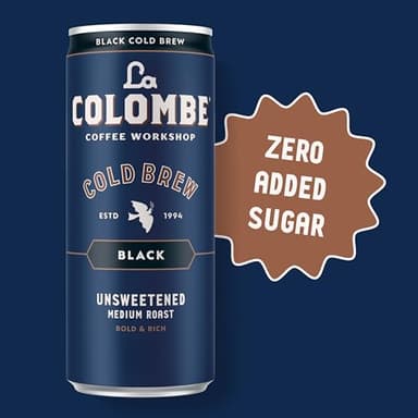 La Colombe Coffee, Cold Brew Black, Unsweetened, 11 fl oz Cans (Pack of 12), Coffeehouse Quality, Natural Sweetness, Specialty Grade Coffee Beans, Ready-to-Drink On-the-Go - Image 3