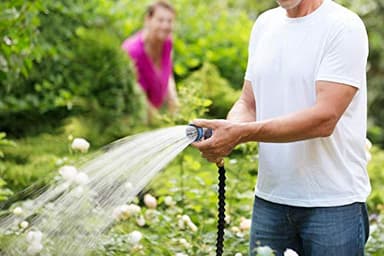 INNAV8 Garden Hose Nozzle Sprayer Heavy Duty - Features 10 Spray Patterns, THUMB CONTROL On Off Valve for Easy Water Control - HIGH Pressure Nozzle for Hose Outdoor - Image 6