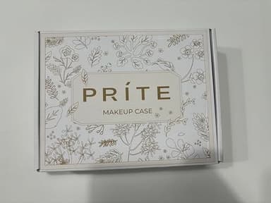 Prite Clear Makeup Bag Cosmetic Organizer Case Waterproof Travel Toiletry Bag Skincare Pouch with Golden Zipper(Pink) - Image 8