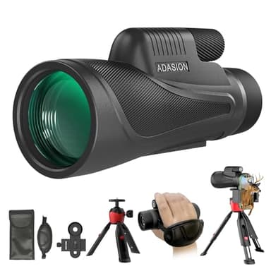 15x56 HD Monocular Telescope High Powered for Adults with Smartphone Adapter, High Powered Monocular Scope with Clear Low Light Vision for Star Watching, Bird Watching, Hiking, Concert - Image 1