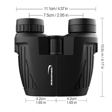 Aurosports 15x25 Compact Binoculars for Adult Kids - High Power Binoculars for Bird Watching - Easy Focus Small Binocular with Low Light Vision for Travel, Camping, Concert, Hiking - Image 8