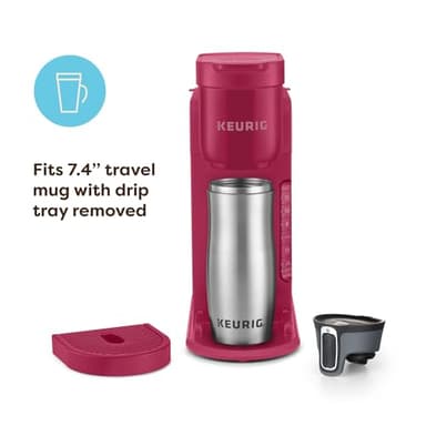 Keurig K-Express Single Serve K-Cup Pod Coffee Maker, 3 Brew Sizes, Strong Button Feature, 42oz Removable Reservoir, Island Berry - Image 6