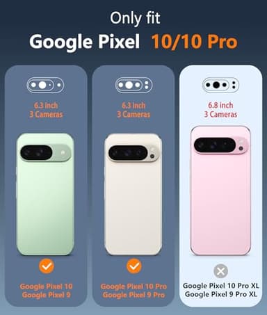 FNTCASE for Google Pixel 10 Case: Pixel 10 Pro Case Google 9/9 Pro Magnetic Clear Slim PhoneCase | Anti-Drop Shockproof Scratch Protective Thin Transparent Crystal Cell Phone Cover(Clear) - Image 2