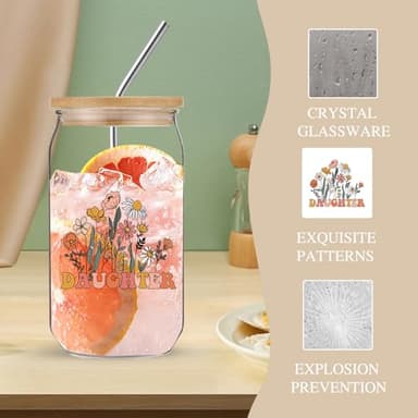 Birthday for Daughter from Mom, Bonus Daughter Gifts for Women, Christmas Gifts Basket with Bracelet Necklace, in Law Gifts from Mother - Image 3