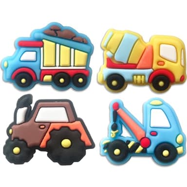 Mowzury Car & Truck Shoe Charms for Boys, 24 PCS Vehicle Shoe Decoration Pins for Clog, Cute Shoe Accessories for Kids Party Favor Gifts - Image 5