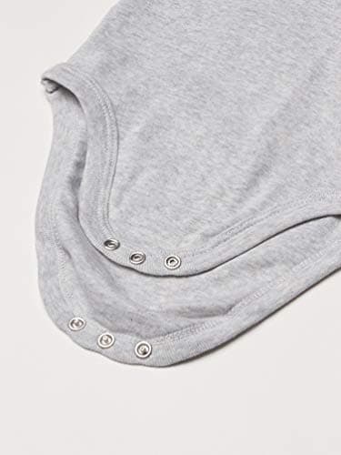 HonestBaby Sleeveless Bodysuits One-piece 100% Organic Cotton for Baby Boys, Girls, Unisex, Gray Ombre, 18 Months - Image 3