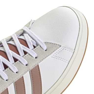 adidas Men's Grand Court 2.0 Sneaker, White/Warm Clay/Preloved Ruby, 13 - Image 2