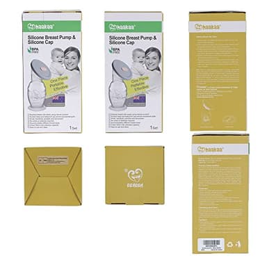 haakaa Silicone Breast Pump & Silicone Cap 5oz/150ml, Gen.2 - Image 8