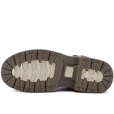 ANJOUFEMME Work Hiking Boots For Women Waterproof - Womens Outdoor Ankle Boots Lightweight Snow Winter Boots For Trekking Walking Camping FNW18-KHAKI-G-6.5 - Image 5