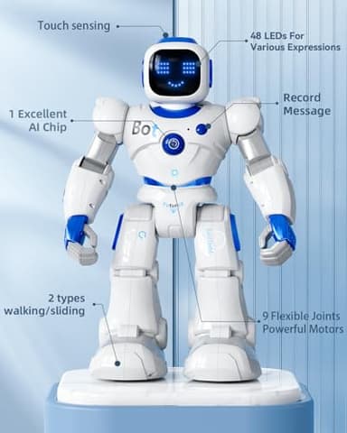 Ruko 1088 Smart Robots for Kids, Large Programmable Interactive RC Robot with Voice Control, APP Control, Present for 4 5 6 7 8 9 Years Old Kids Boys and Girls - Image 9