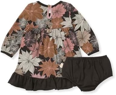 Burt's Bees Baby Baby-Girls Dress and Pantie Set, Infant & Toddler, Short & Long-Sleeve, 100% Organic Cotton - Image 4