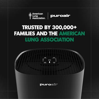 PuroAir 240 HEPA Air Purifier for Home Large Rooms - Covers Up To 1,000 Sq Ft - Filters Up To 99.9% of Pollutants, Smoke, Pollen, Dust - Quiet HEPA Air Filter - Air Purifiers for Bedroom - Image 9