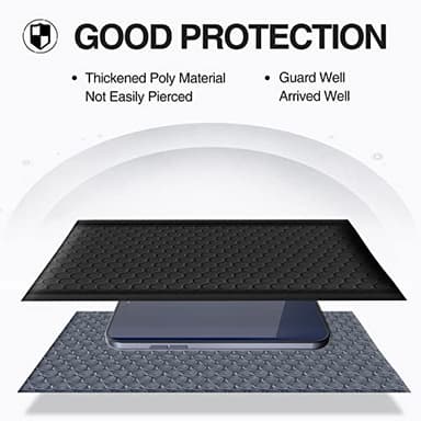 UCGOU Bubble Mailers 6x10 Inch Black 50 Pack Poly Padded Envelopes Small Business Mailing Packages Opaque Self Seal Adhesive Waterproof Boutique Shipping Bags for Jewelry Makeup Supplies #0 - Image 5