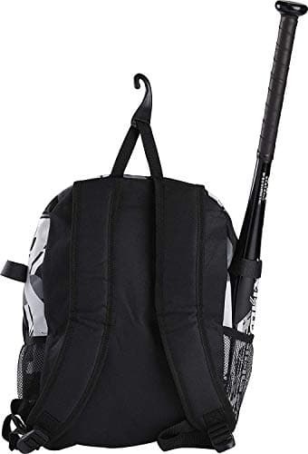 Rawlings | REMIX Backpack Equipment Bag | T-Ball & Youth Baseball / Softball | Black - Image 4