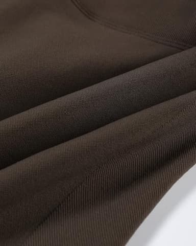 AUROLA Influence Collection Workout Shorts for Women,No Roll Up New Scrunch Seamless Gym Short-3.5" Inseam, Chestnut Brown, S - Image 4