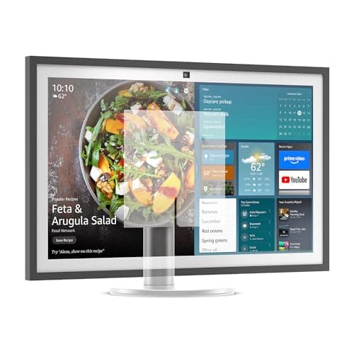 Echo Show 21 (2024 release) with Amazon Premium Adjustable Stand - Image 1