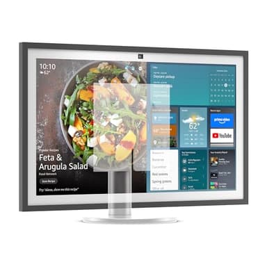 Echo Show 21 (2024 release) with Amazon Premium Adjustable Stand - Image 1