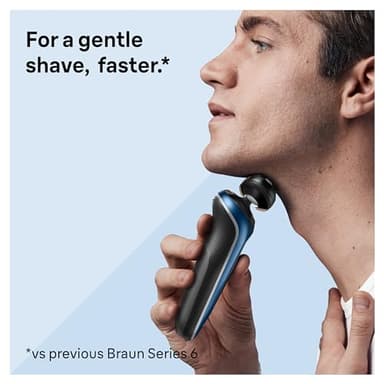 Braun Electric Shaver for Men, Series 6 6172cc, Wet & Dry Shave, Shaving Kit with SmartCare Center and Precision Trimmer - Image 4