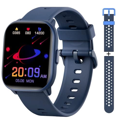 meoonley Kids Watch for Girls Boys with IP68 Waterproof, Girls Watch with 19 Sports Modes, Sleep Tracking, Pedometer, Stopwatch, Kids Activity Tracker Birthday Gifts for Boys Age 6-15 Years Old - Image 1