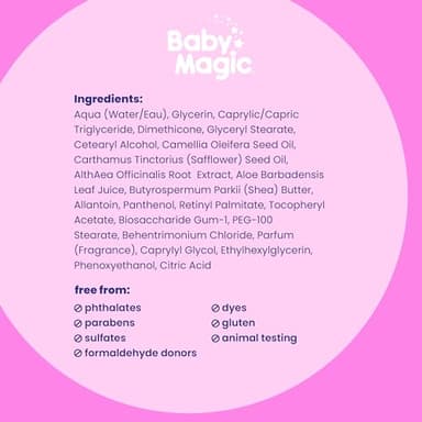 Baby Magic Gentle Baby Lotion | 30 Fl Oz (Pack of 4) | Vitamins & Aloe | Free of Parabens, Phthalates, Sulfates and Dyes - Image 7